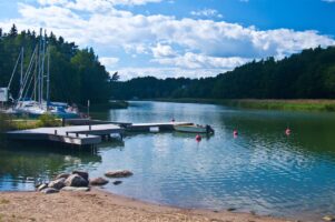 Finnland Schaerenkueste Boote