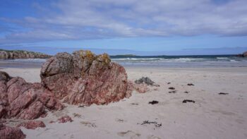Campingurlaub in Schottland am Sangobeg Strand