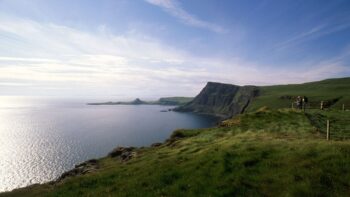 Der Neist Point beim Reisen und Camping in Schottland