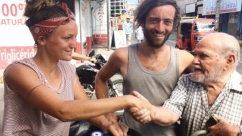 Gespräche in El Salvador auf einer Radreise