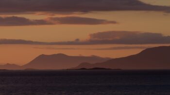 Sonnenuntergang auf Connemara in Irland