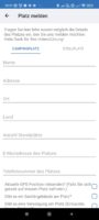 Platz melden in der ADAC Camping App