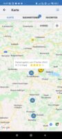ADAC App Campingplätze Zoom des Platzeintrags
