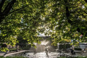 Besuch des Tinguely Brunnen beim Camping am Oberrhein