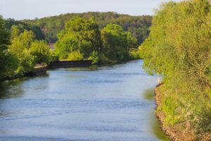 Landschaft beim Camping in der Uckermark