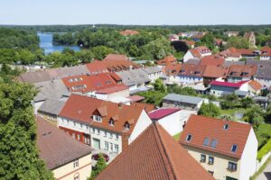Besuch von Templin beim Camping in der Uckermark