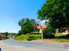 Ein Dorf beim Camping in der Uckermark