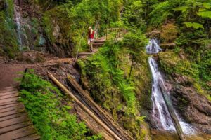 Besuch der Lotenbachklamm beim Camping am Hochrhein
