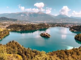 Camping in Slowenien am Lake Bled