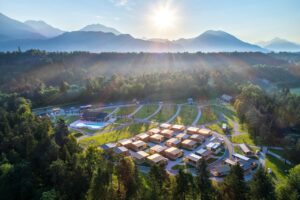 Camping in Slowenien auf dem River Camping Bled