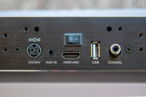 Oyster Soundbar Anschlüsse