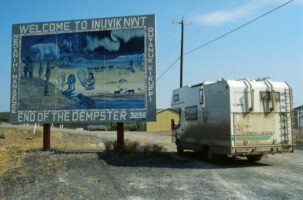 Mit dem Wohnmobil auf Weltreise in Inuvik Alaska