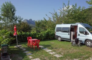 Ein barrierefreier Campingplatz