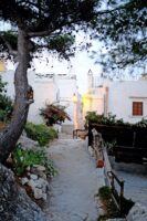 Gasse in Vieste während Italienreise