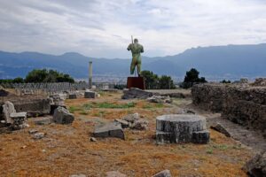 Kultur in Pompeji während Italienreise