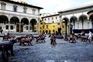 Kunst in Florenz während Italienreise