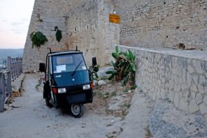 Roller in Vieste auf einer Italienreise