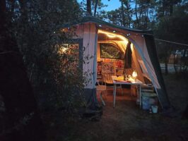 Camping in PuntaAla auf Italienreise mit Wohnmobil
