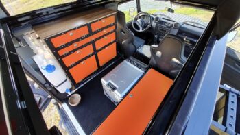 Innenraum vom Mini Camper ExTec
