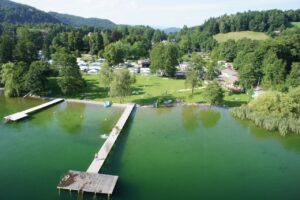 Camping mit Hund in Österreich - Campingplatz Brückler Luftbild