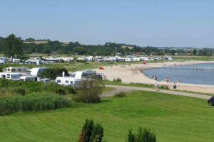 Camping Süddänemark auf dem Vikar Strand Camping am Meer