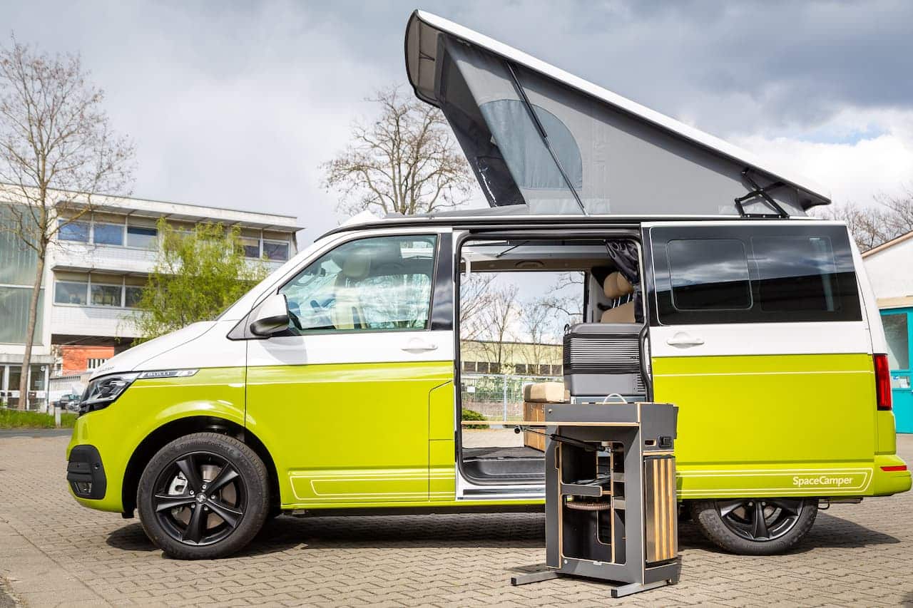 SpaceCamper ClassicOpen 2022 Kueche