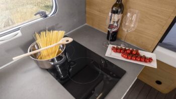 Wohnwagen ohne Gas: Plug and Play auf dem Campingplatz 6 Wohnwagen ohne Gas Südwind 500FU