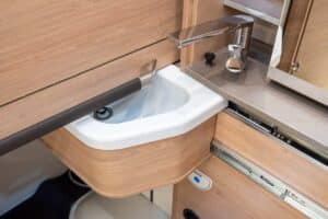 Knaus Tourer CUV Waschbecken verschoben
