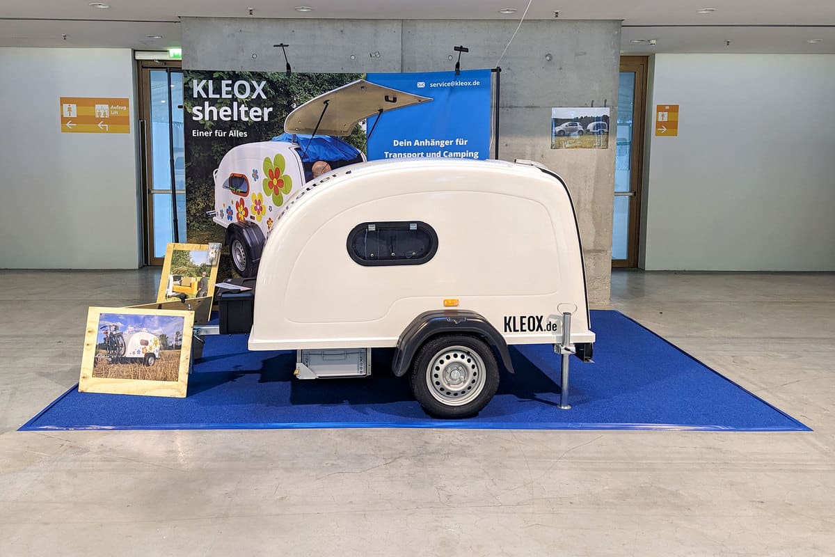KLEOX shelter Seitenansicht