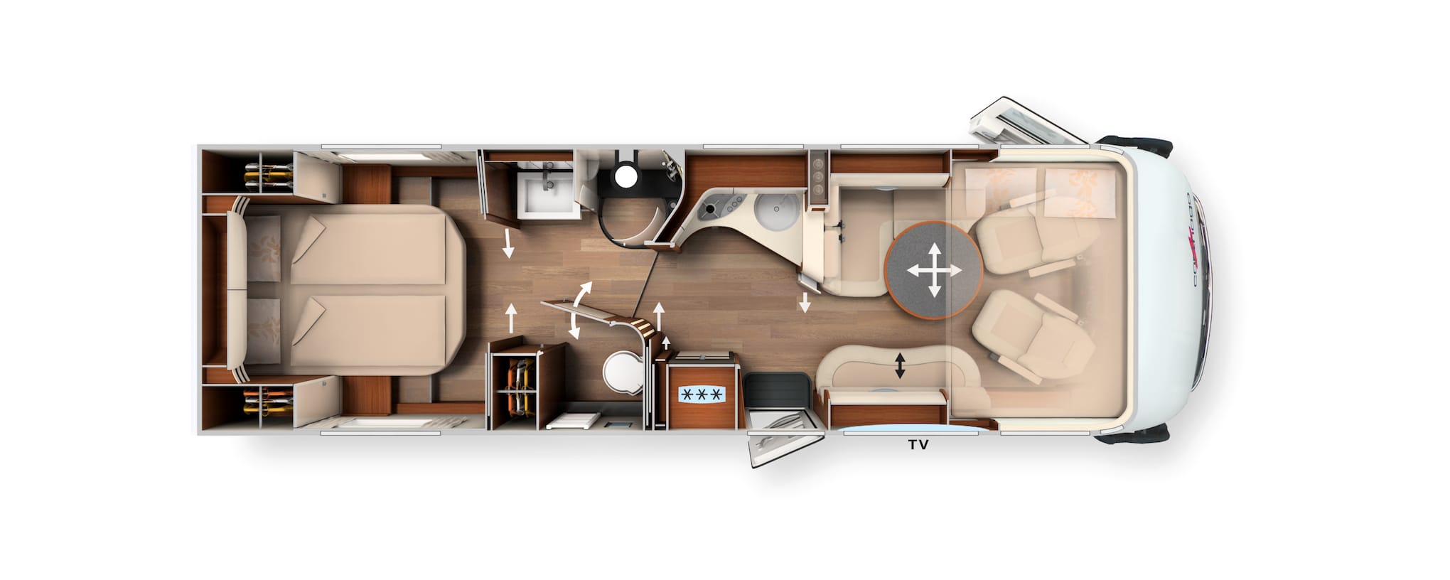Plano del Carthago Chic S-Plus