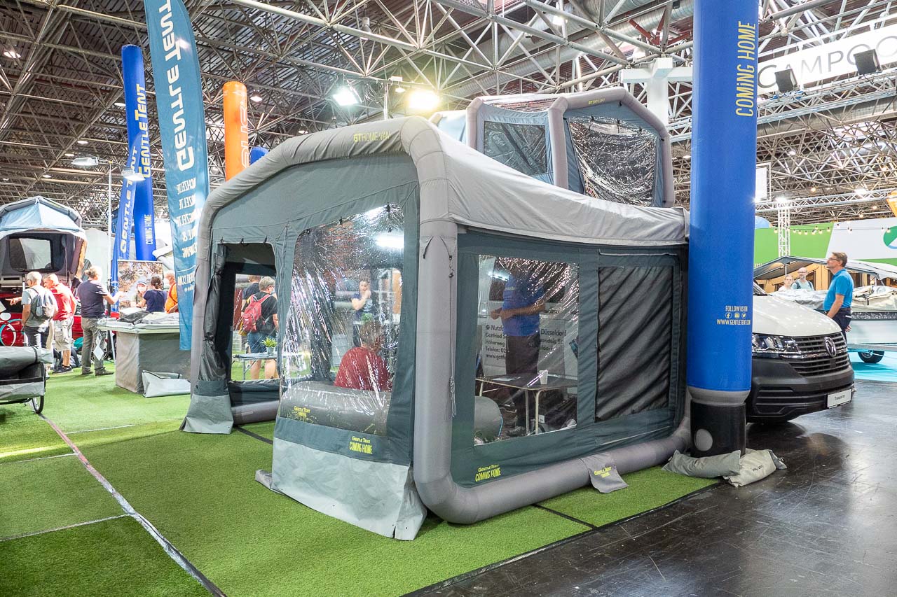 Camping-Trends 2023: Reiseziele, Fahrzeuge, Ausstattung – was in diesem Jahr besonders beliebt ist 18 Luftvorzelt Campingbus