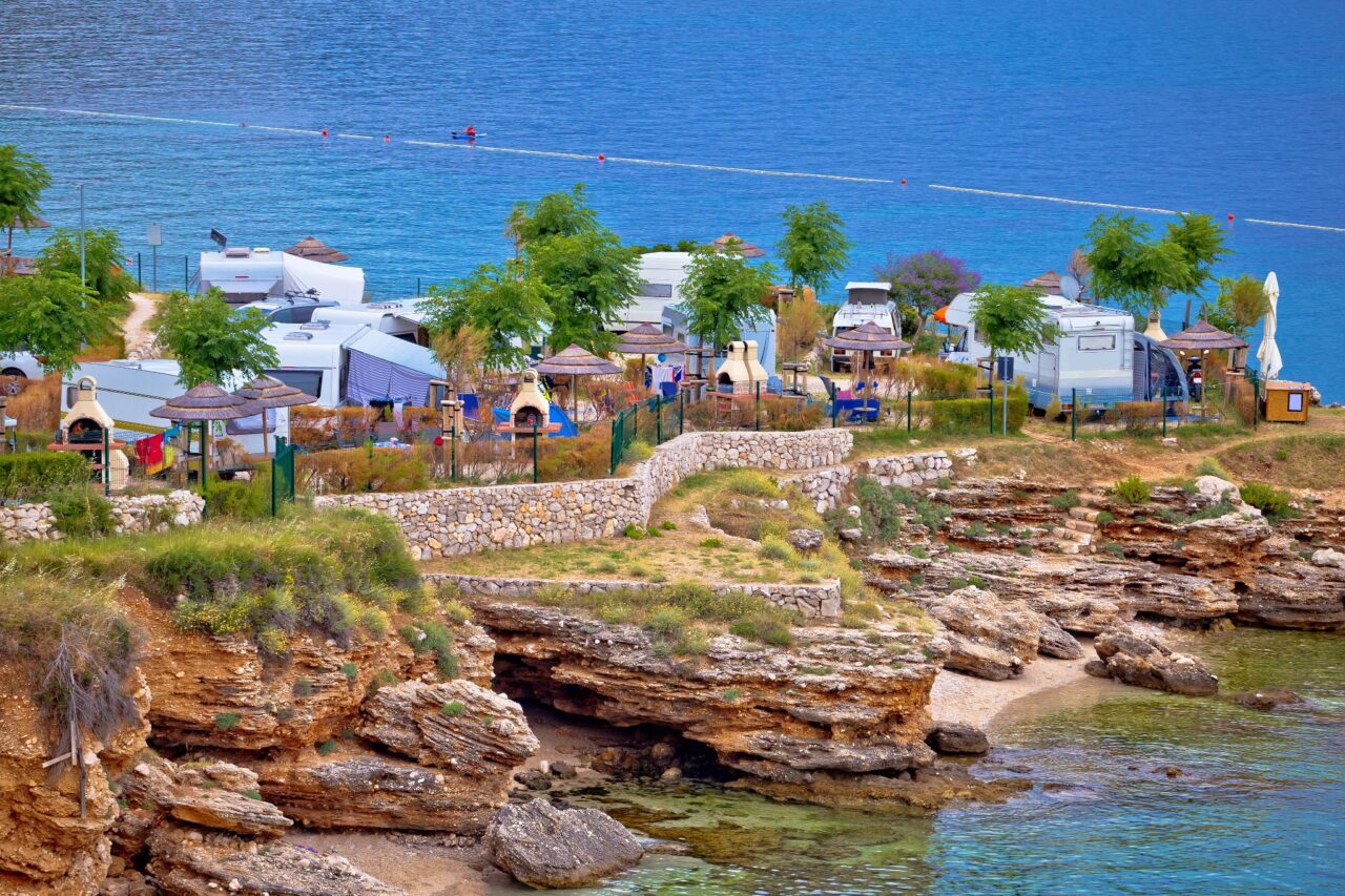 Camping am Meer in Kroatien