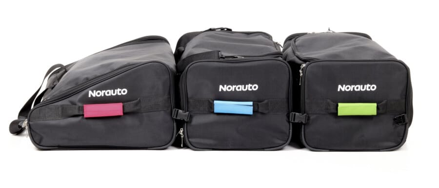 dachboxtaschen set von norauto 3 stueck