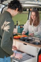 Ventje Campervan Küche Innen und außen