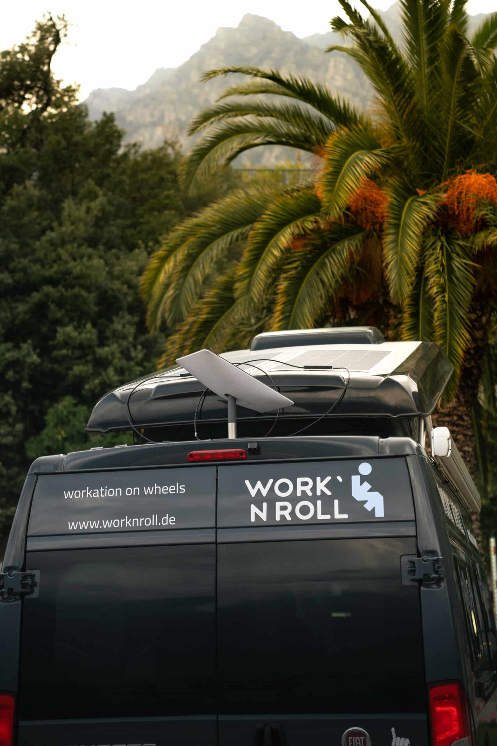 Home Office auf Rädern zum Mieten: Office-Camper mit Starlink-Internet und ergonomischem Workspace 2 Work'n Roll