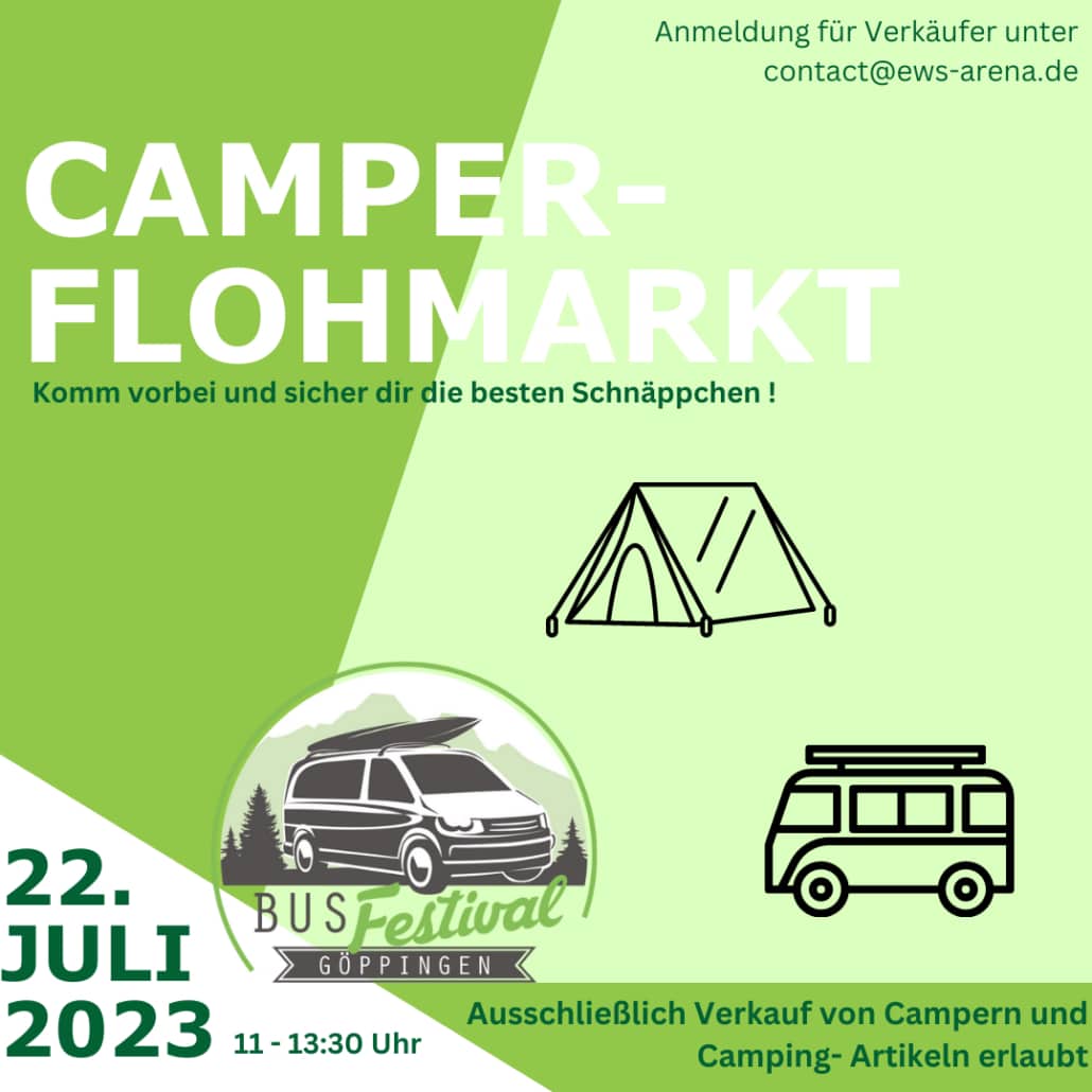 BUS Festival Göppingen Camper-Flohmarkt