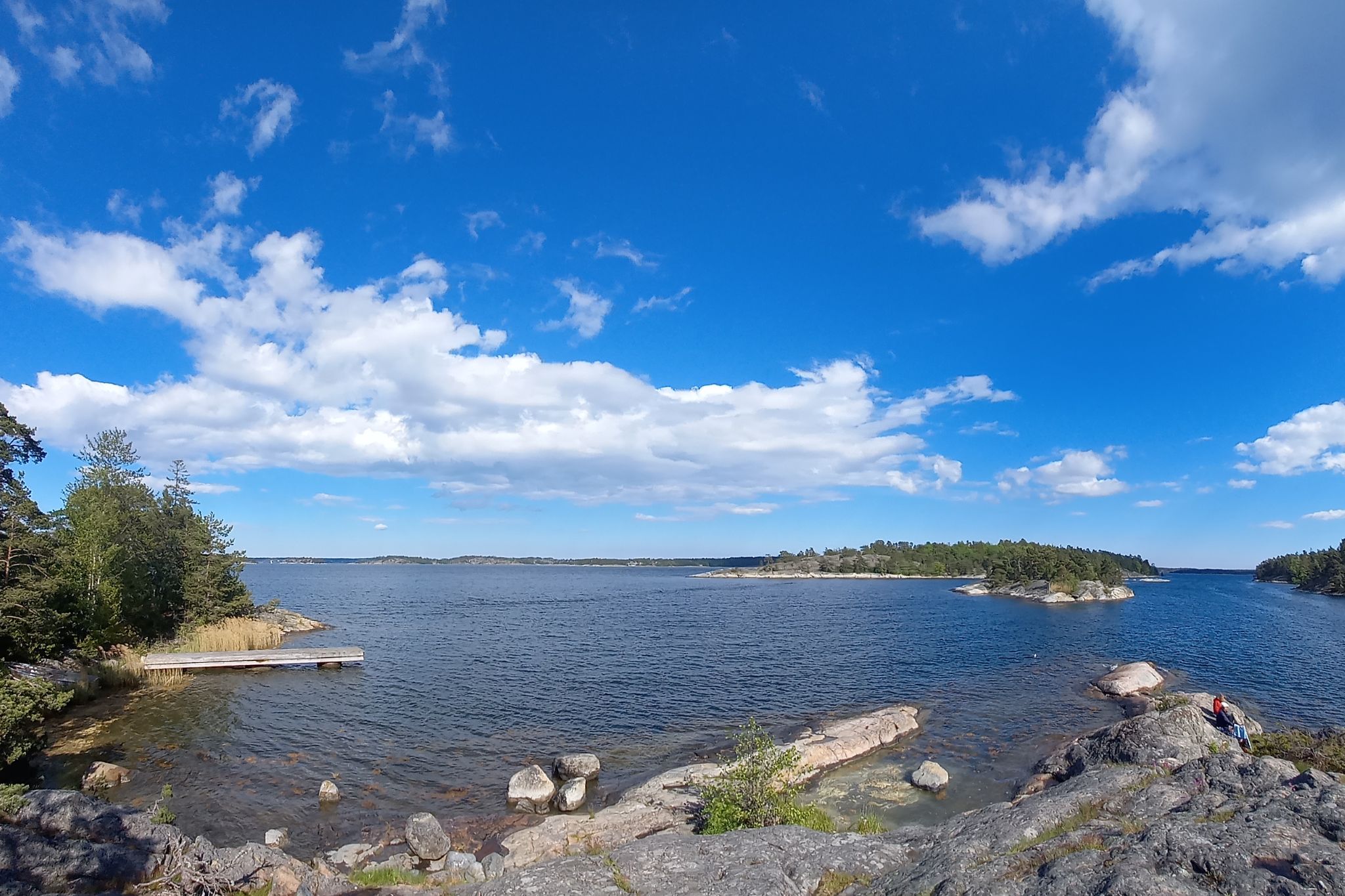 Schärenlandschaft vor Stockholm mit tollen Aussichtsplätzen.