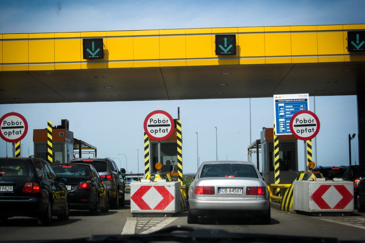 Maut in Polen Mautstation Autobahn