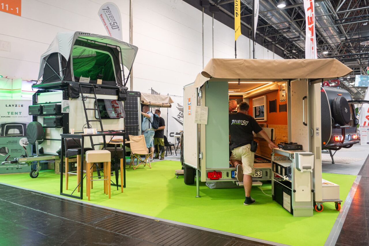 7even50 Camper: individuell konfigurierbare Mini-Wohnwagen - mit 360°-Tour! 1 7even50 Caravan Salon 2023