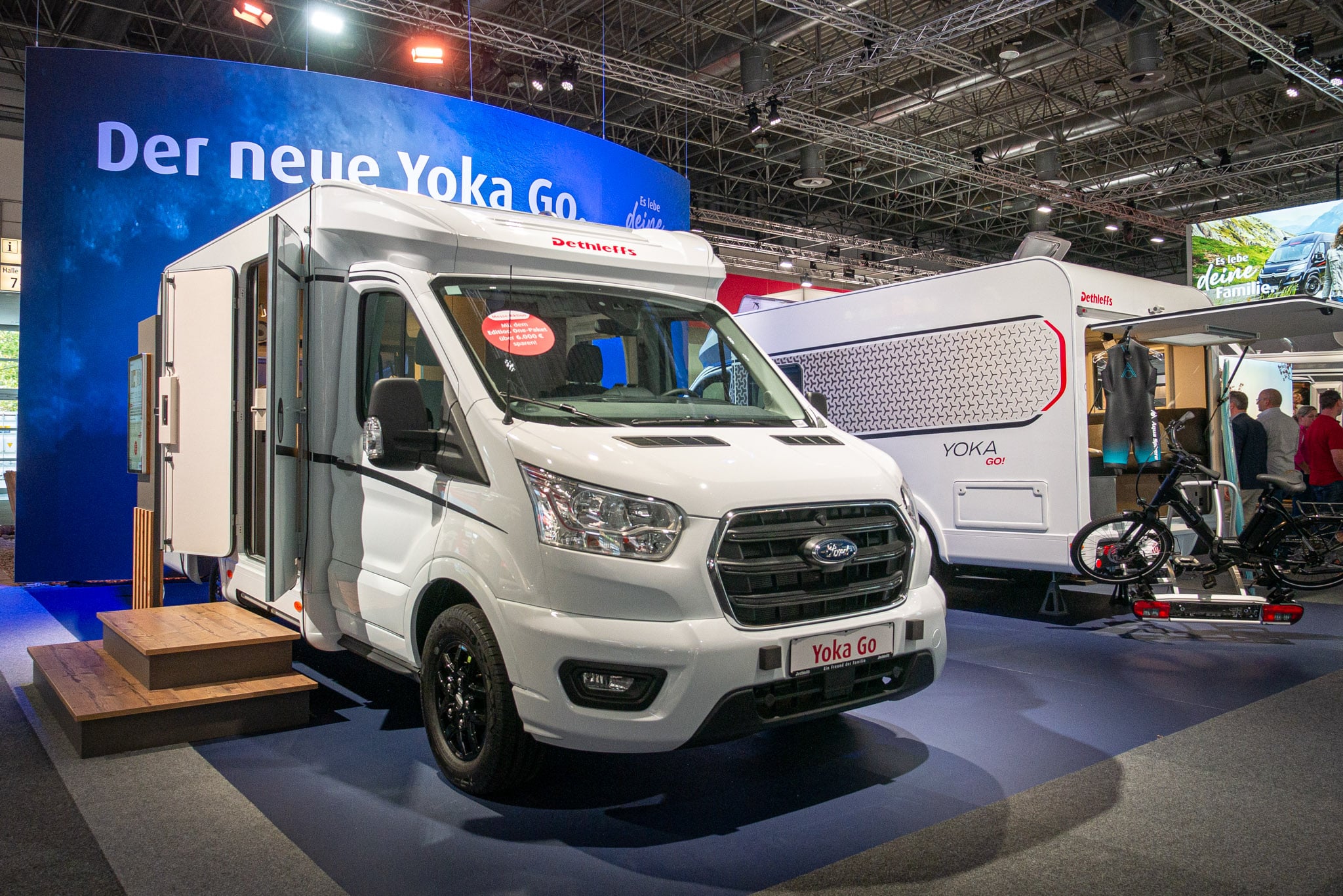 Dethleffs Yoka Go (2024): Wohnmobil mit flexiblem Grundriss für Sport- und Abenteuerreisen – mit 360°-Tour!