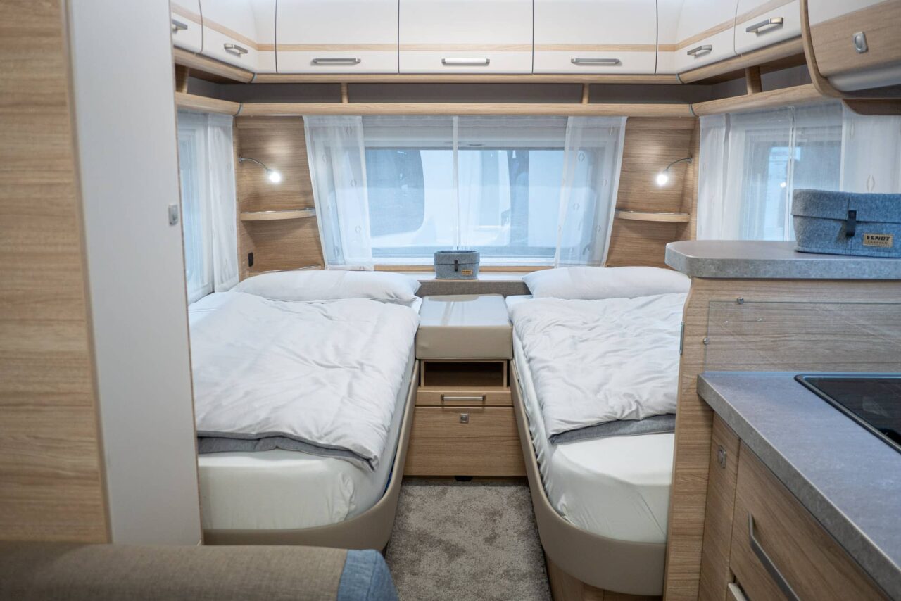 Fendt Bianco Activ 515 SGD (2024): neues Modell der Erfolgsserie mit Einzelbett-Grundriss - mit 360°-Tour! 4 Fendt Bianco Activ 515 SGD Caravan Salon 2023 Einzelbetten