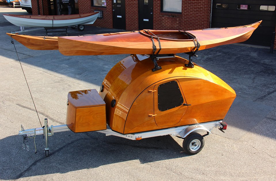 teardrop trailer kayaks