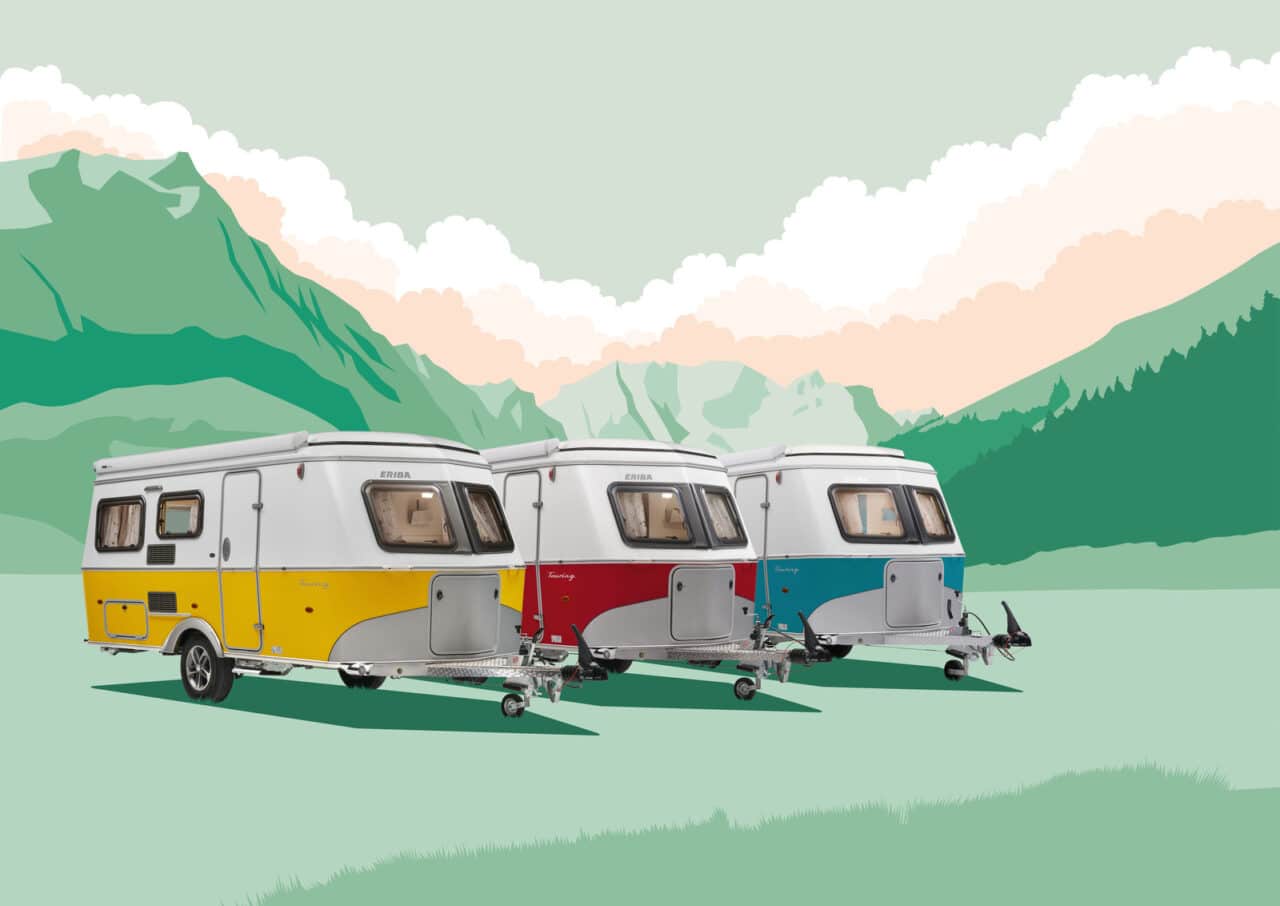 Eriba Touring im angesagten Retro-Look: zwei neue Grundrisse mit modernen Farbakzenten 3 eriba katalog motiv touring colours
