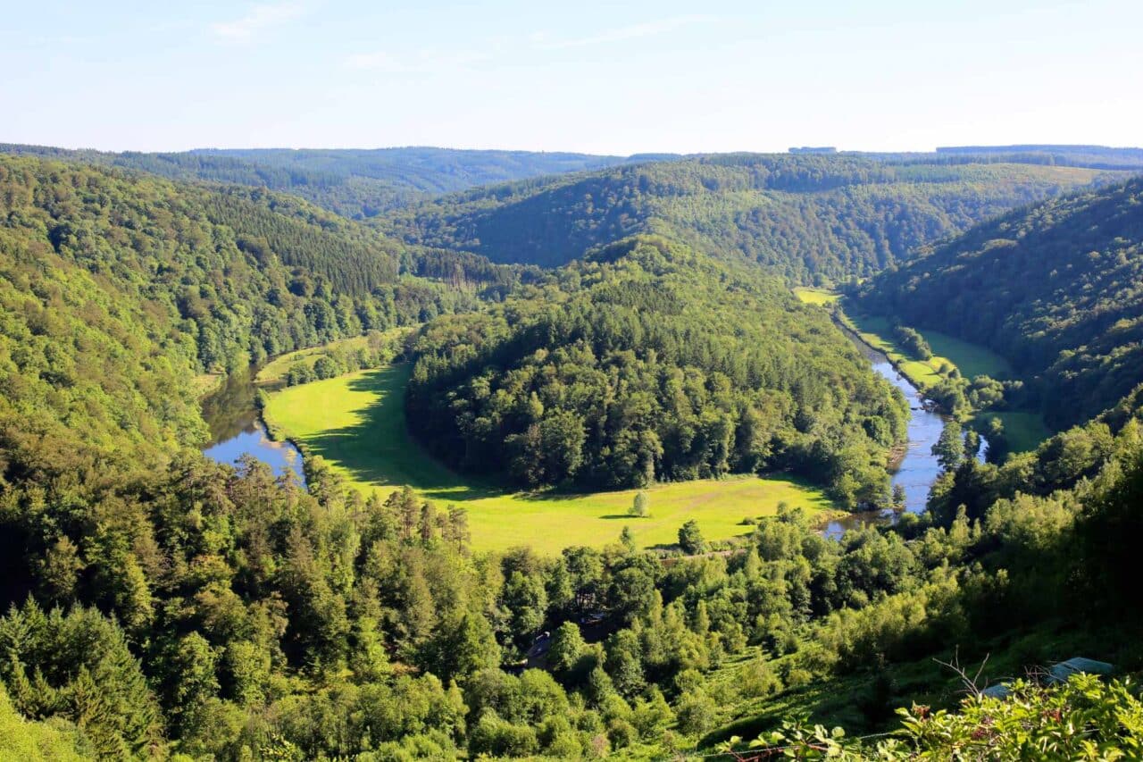 Ausblick auf die wunderschöne Landschaft in den Ardennen. © CroMary / Depositphotos.com