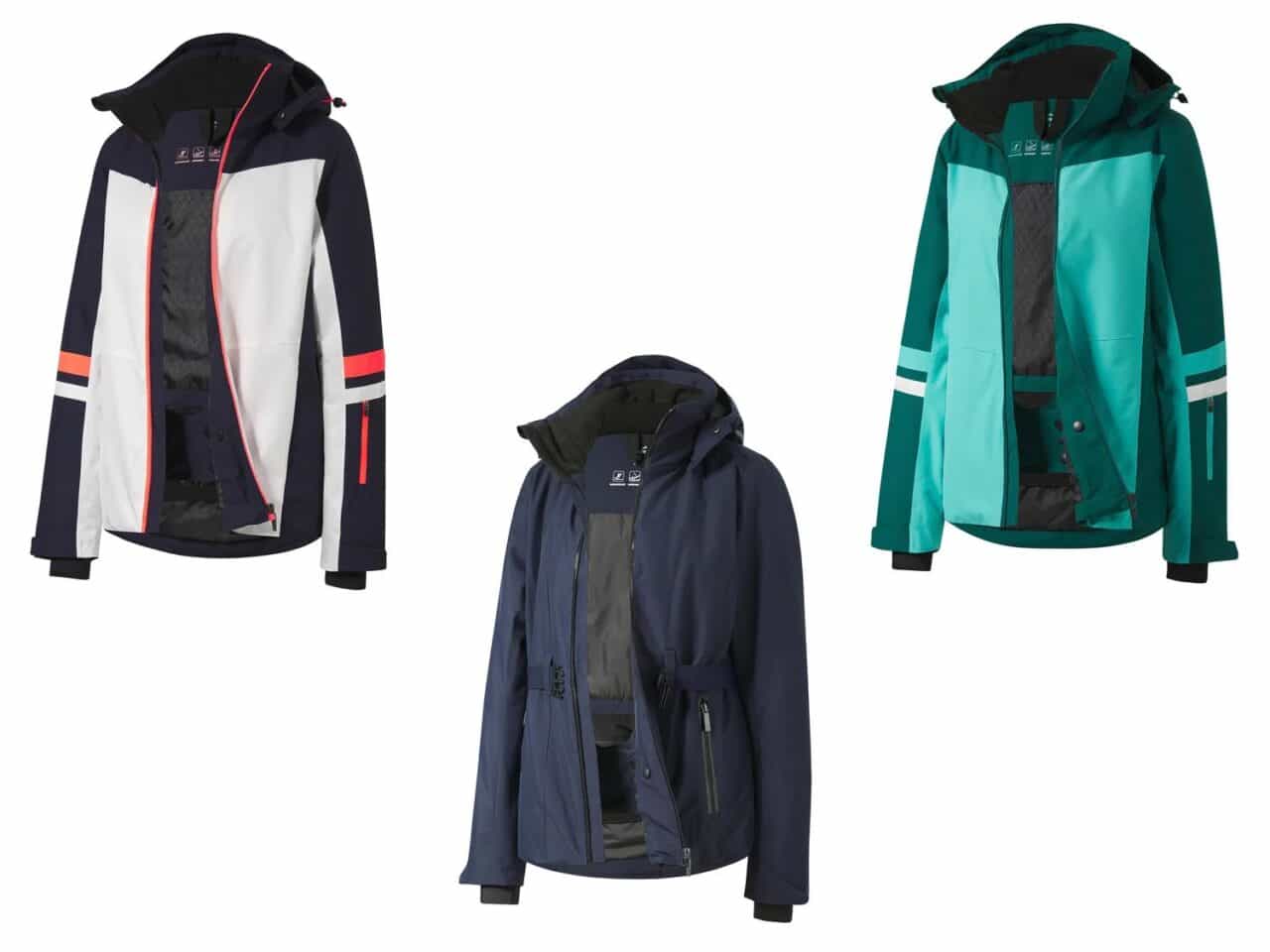 Perfekt für den Skiurlaub: LIDL hat derzeit preiswerte Outdoor-Bekleidung fürs Wintercamping im Angebot! 5 lidl crivit skijacke ortungssystem damen