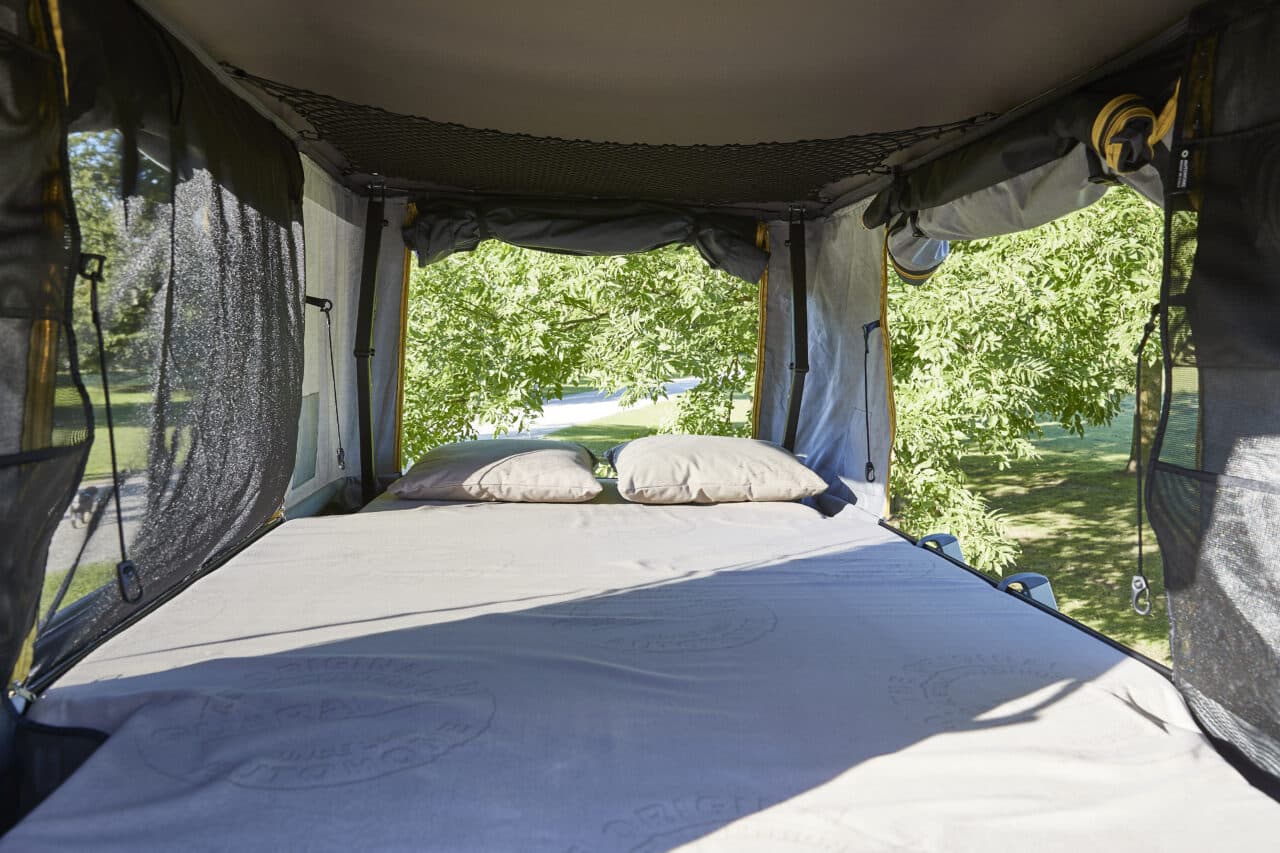 nissan townstar ev kombi camper bett innen