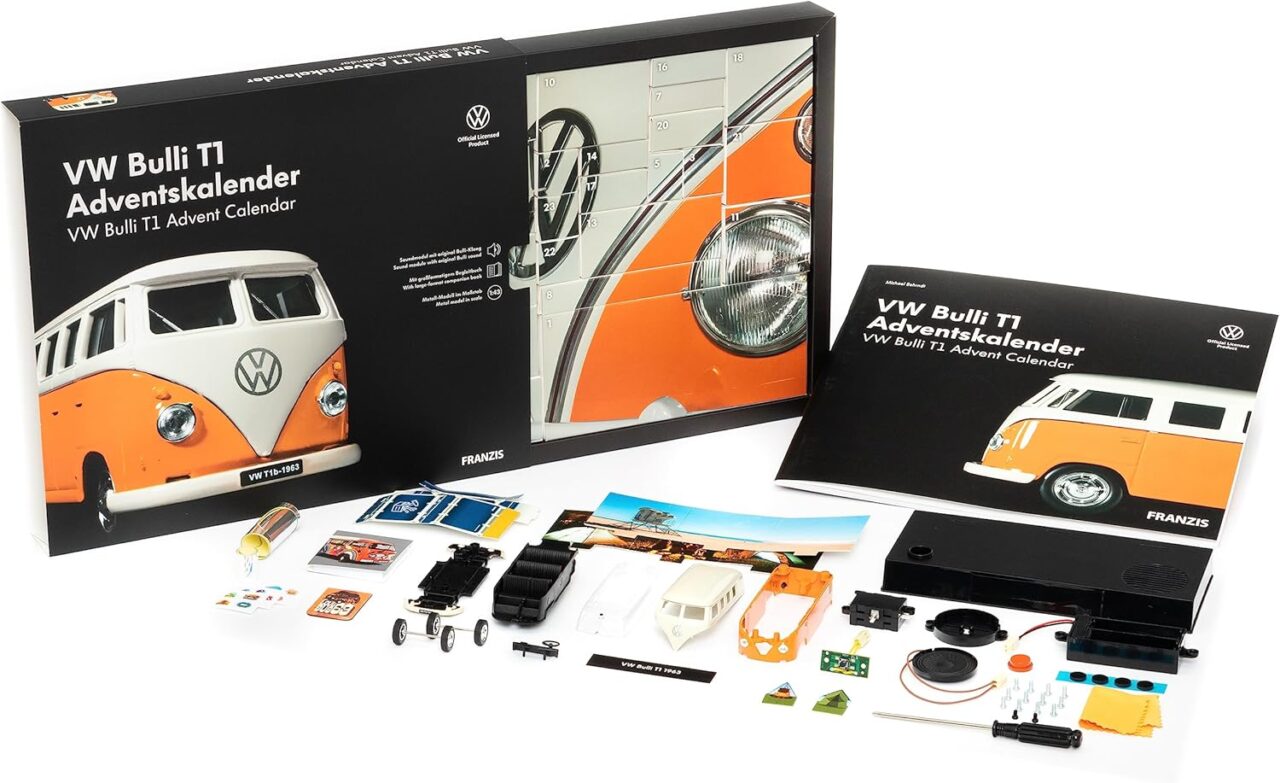 vw bulli t1 adventskalender