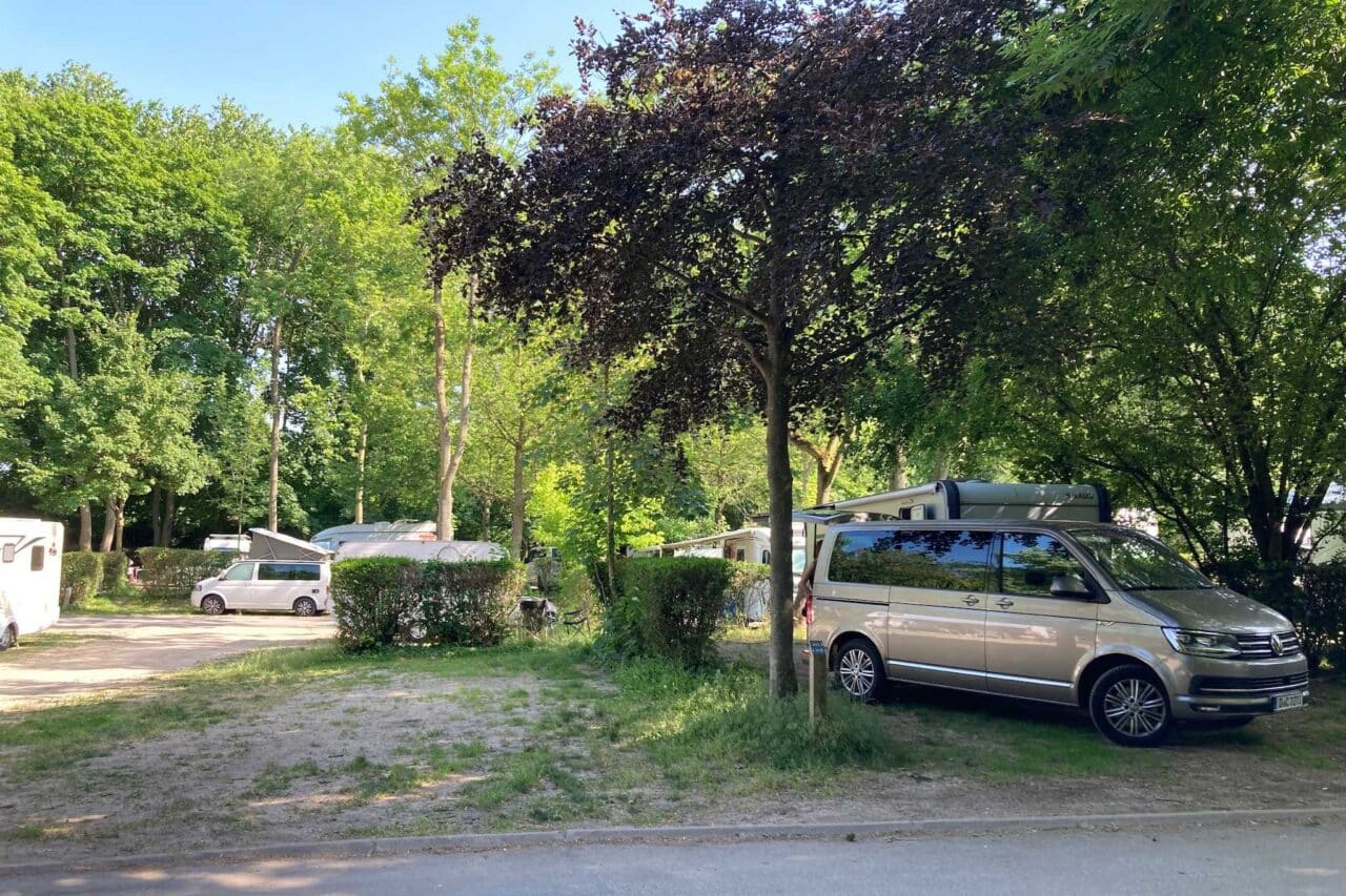 Camping in Paris - Parzelle