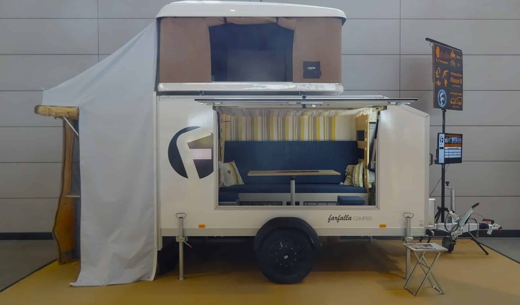 Farfalla Camper Flip (2024) – effizienter Mini-Wohnwagen zum kleinen Preis