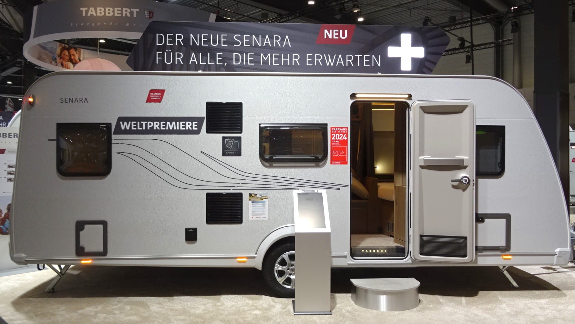 Tabbert Senara 550 DMK 2,5 (2024) – kompakter Wohnwagen mit Doppelstockbett für Familien mit Kindern